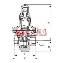 加大薄膜型高灵敏度减压阀结构图